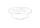 DORNBRACHT-Rosette-fuer-Ueberlauf-ERSATZTEILE-091101107-Schwarz-matt-091101107-33 gallery number 1